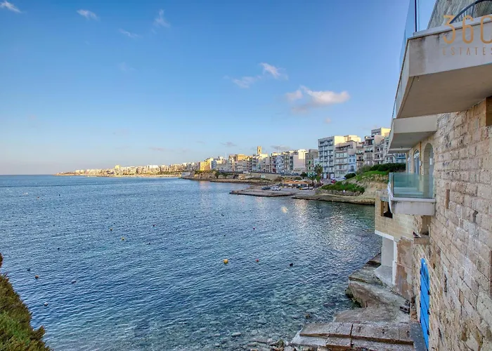 2br Seafront Elegance With Balcony & Sea Views By 360 Estates *