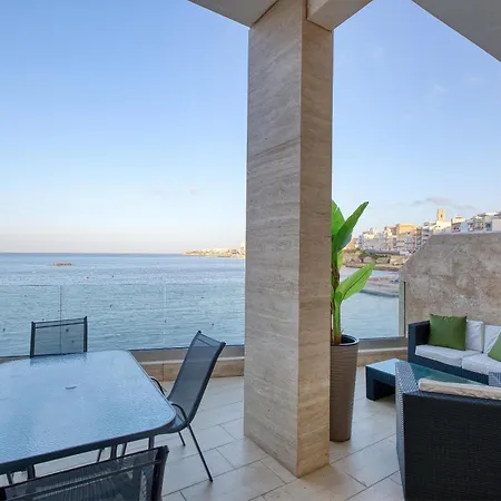 2br Seafront Elegance With Balcony & Sea Views By 360 Estates *