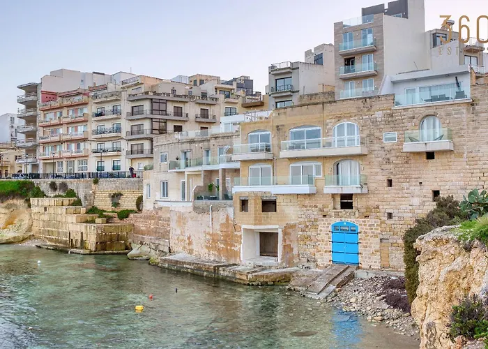 Apartment 2br Seafront Elegance With Balcony & Sea Views By 360 Estates St. Paul's Bay